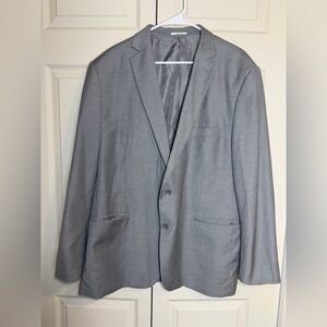 Carlo Lusso 150 Men's 48 Regular Gray Blazer sports coat suit jacket